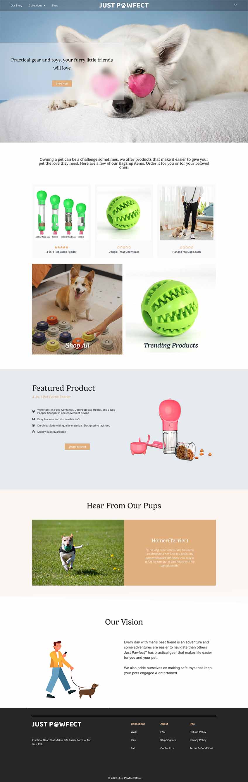 Ecommerce pet store